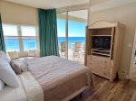 Master Bedroom - King Bed - Gulf Views - Attached Full Bathroom